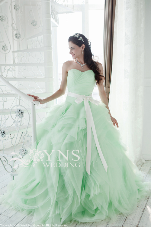 AM-DH147-MGN｜LaVenie Collection カラードレス｜ウェディングドレスのYNS WEDDING