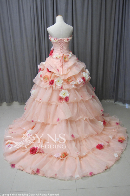 ウェディングドレス　ドレスプロダクション　美品 SC15937｜LaVenie Collection カラードレス｜ウェディングドレス