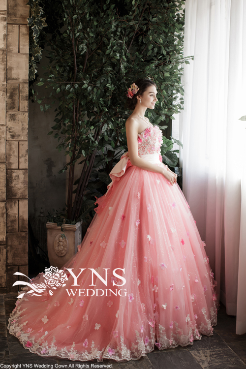 YNSwedding カラードレス ウェディングドレス フォーマル/ドレス