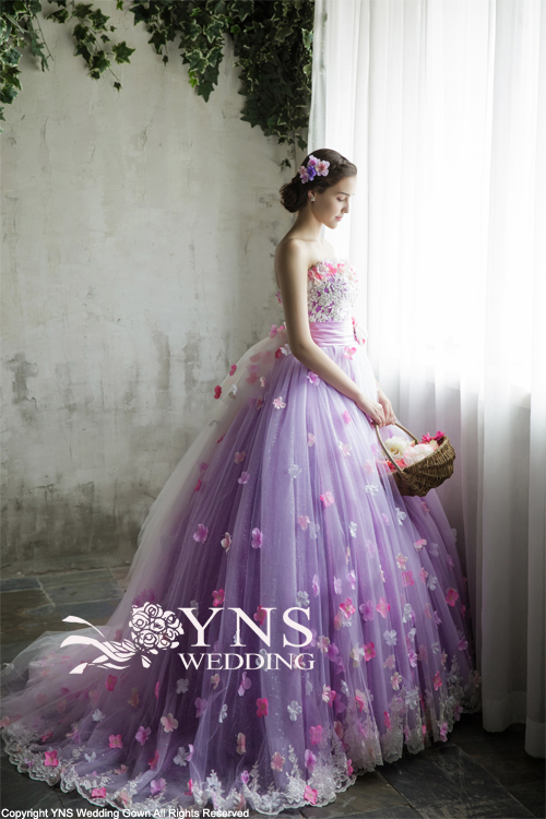 SL16347-PU｜LaVenie Collection カラードレス｜ウェディングドレスの