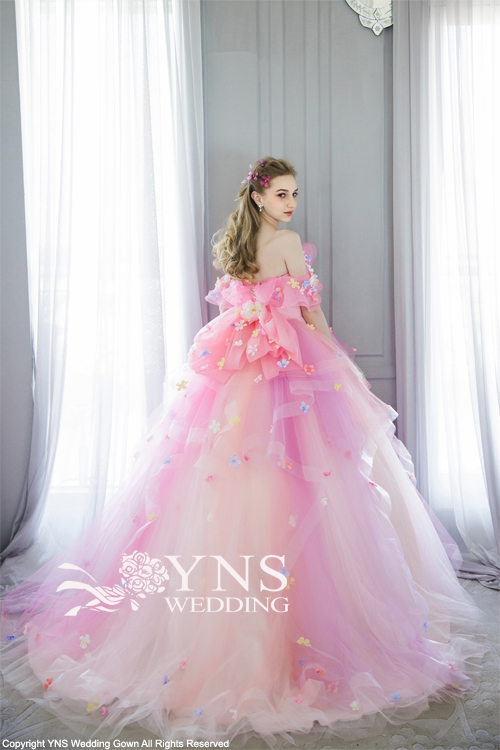 SL17936-P｜LaVenie Collection カラードレス｜ウェディングドレスの 