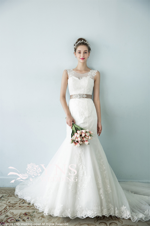 yns wedding マーメイドウェディングドレス-