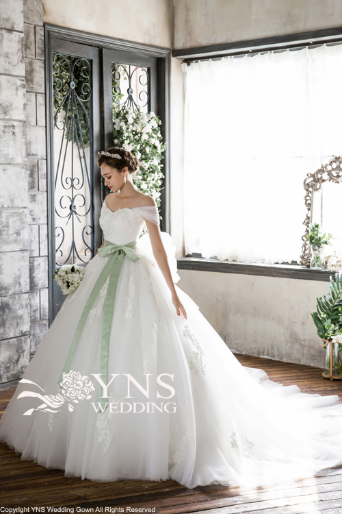 ですが 【YNS wedding】ウェディングドレス SL20317 韓国風 くオーダー