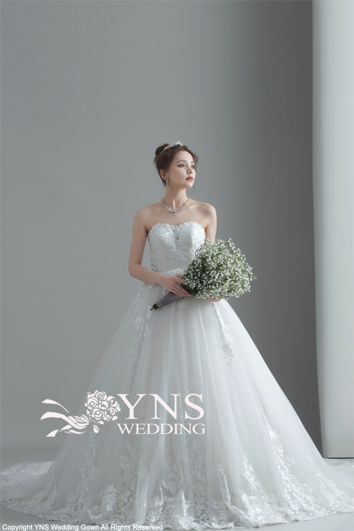 【美品】YNSwedding ウェディングドレス　SL20313レディース