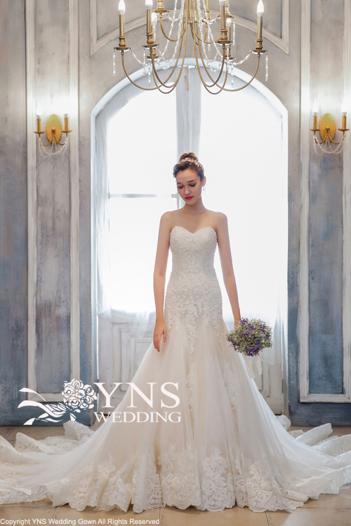 オンラインストア公式 YNS wedding SR18305 ウェディングドレス ソフト