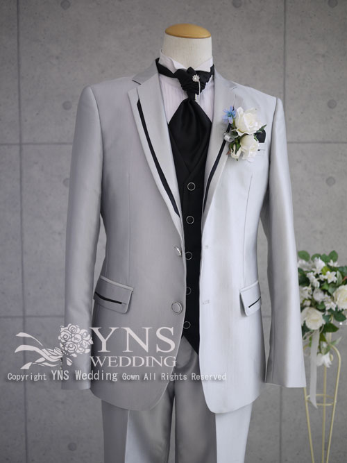 【セットアップ◎美品】定価10万円 YNS-WEDDING ３ピース タキシード