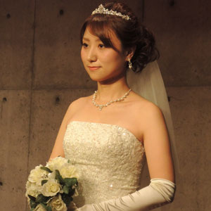 ドレス着用後インタビュー